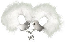 Металеві Наручники Adrien Lastic Handcuffs, білий