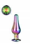 Анальная пробка конической формы Dream Toys GLEAMING LOVE COLOURED PLEASURE PLUG S (DT21820)