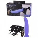 Страпон жіночий з пультом управління Seven Creations DILDO STRAP-ON PURPLE (DT51130)