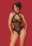 Боди с кружевным декором Claudusia, черное - S/M (410851)