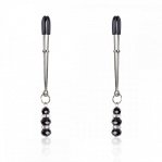 Зажимы на соски  с камнями и стразами Nipple play Silver (F61295)