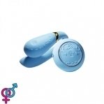 Вибромассажер для пар с функцией управления со смартфона ZALO Fanfan Set, Royal Blue (ZL00435)