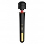 Вібратор-мікрофон чорний Massager Super Powerful USB 10 Function (BS22012)