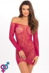 Міні-сукні з відкритими плечима OPEN SEASON OFF PINK, S/M (757083SGASM)