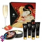 Подарунковий набір Shunga GEISHAS SECRETS - Sparkling Strawberry Wine
