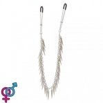 Зажимы на соски Nipple play пинцет Chain and Spike (810358)