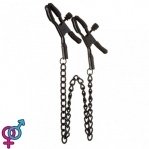 Зажимы на соски Nipple play Black (810379)