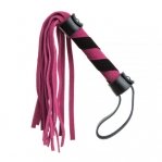 Плетка из замши мини FLOGGER BLACK/PINK (F61427)
