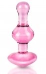 Стеклянная анальная пробка сердце Pipedream Icicles № 75 (PD45544)