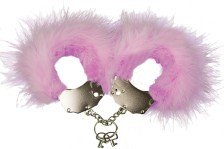 Наручники металлические Adrien Lastic Handcuffs, розовый