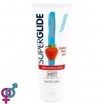 Съедобный лубрикант на водной основе Superglide Strawberry, 75мл (HOT44119)