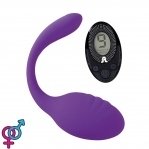 Віброяйце зі стимулятором клітора Adrien Lastic Smart Dream II з пультом LRS (AD11833)
