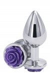 Анальна пробка NS Novelties REAR ASSETS ROSE MEDIUM PURPLE (T280877)