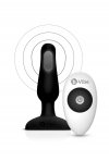 Анальна пробка з вібрацією та пультом B-Vibe Novice Plug, чорна (BV380277)