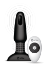 Анальна пробка з вібрацією та пультом керування B-VIBE RIMMING PLUG 2, чорна (BV380273)