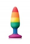 Анальна пробка силікон NS Novelties COLOURS PRIDE EDITION PLEASURE PLUG M (T280667)