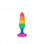 Анальна пробка TOY JOY Twink, M, кольорова, 11 х 3 см (TJ10550)