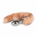 Анальная пробка M Silver Fox Tail Plug Dildo Butt Plugs Easy Toys (ET26101)