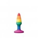 Анальна пробка DREAM TOYS COLOURFUL LOVE RAINBOW ANAL PLUG MINI (DT21741)