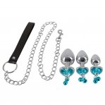 Анальные пробки с поводком Butt Plug Set with a Leash (5384260000)