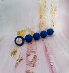 Анальные бусы Loveshop Anal Chain Blue 15х2.5 см (LH49337)