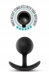 Анальний плаг Blush з внутрішнім кулькою Adventures Platinum Silicone Vibra (T331465)