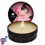 Массажная свеча Shunga MINI MASSAGE CANDLE - Rose Petals, 30 мл