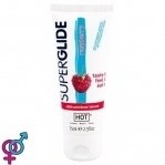 Съедобный лубрикант на водной основе Superglide Raspberry, 75 мл (HOT44118)