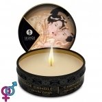 Массажная свеча Shunga MINI MASSAGE CANDLE - Vanilla Fetish, 30 мл