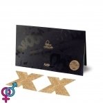 Украшение на соски Bijoux Indiscrets - Flash Cross Gold