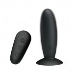 Анальная пробка Mr Play Super-Smooth Vibrating Butt Plug Black (6603BI1157)