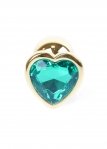 Анальна пробка S із зеленим каменем Boss of toys Jewellery (BS64042)