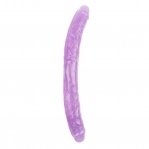 Фаллоимитатор двухсторонний фиолетовый Chisa Hi-Rubber 46х4,7 см (CH46791)