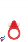 Кільце ерекційне LIT-UP SILICONE STIMU RING 1, RED (DT21155)