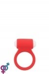 Эрекционное кольцо LIT-UP SILICONE STIMU RING 3, RED (DT21159)