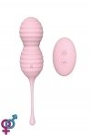 Вагинальные шарики с дистанционным пультом PLEASURE BALLS&EGGS BEEHIVE PINK (DT21390)