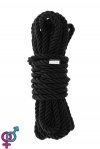 Веревка для бондажа BLAZE DELUXE BONDAGE ROPE 5M BLACK (DT21527)