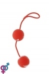 Вагинальные шарики Marbelized DUO BALLS,RED (DT50505)