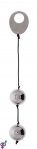 Вагинальные шарики DOMINO METALLIC BALLS SILVER (DT50902)