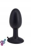 Анальная пробка с внутренним шариком ROLL PLAY MEDIUM BLACK (DT51080)