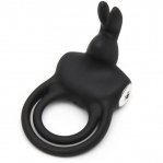 Подвійне ерекційне кільце з вібрацією Happy Rabbit Stimulating Rechargeable Rabbit Cock Ring (FS73137)