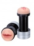 Двосторонній мастурбатор REALSTUFF 2 IN 1 HUMMER - MOUTH & VAGINA (DT20587)