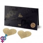 Украшение на соски Bijoux Indiscrets - Flash Heart Gold