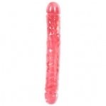 Фаллоимитатор двойной Doc Johnson Crystal Jellies JR Double Dong (DJ15307)