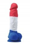 Фалоімітатор силікон NS Novelties COLOURS PLEASURES TRICOLOR 5INCH DILDO (T280834)