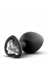Анальная пробка с камнем Blush TEMPTASIA BLING PLUG MEDIUM BLACK (T331051)