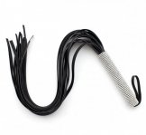 Флоггер со стразами DS Fetish Flogger diamond L black (292402085)