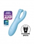 Клиторальный вибратор Satisfyer Threesome 4 Blue (SO6081)