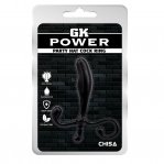 Масажер простати Chisa GK Power Party Hat Cock Ring Black (CH40095)