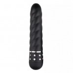 Міні-вібратор з рельєфом та стразами Love Diamond Vibrator Black (ET25043)